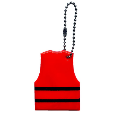 Mini Reflective Vest Keychain