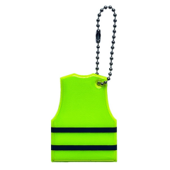 Mini Reflective Vest Keychain