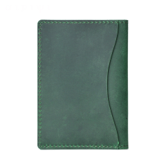 Minimalist Cowhide Leather Card Holder Wallet