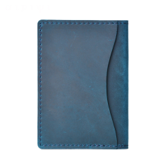 Minimalist Cowhide Leather Card Holder Wallet