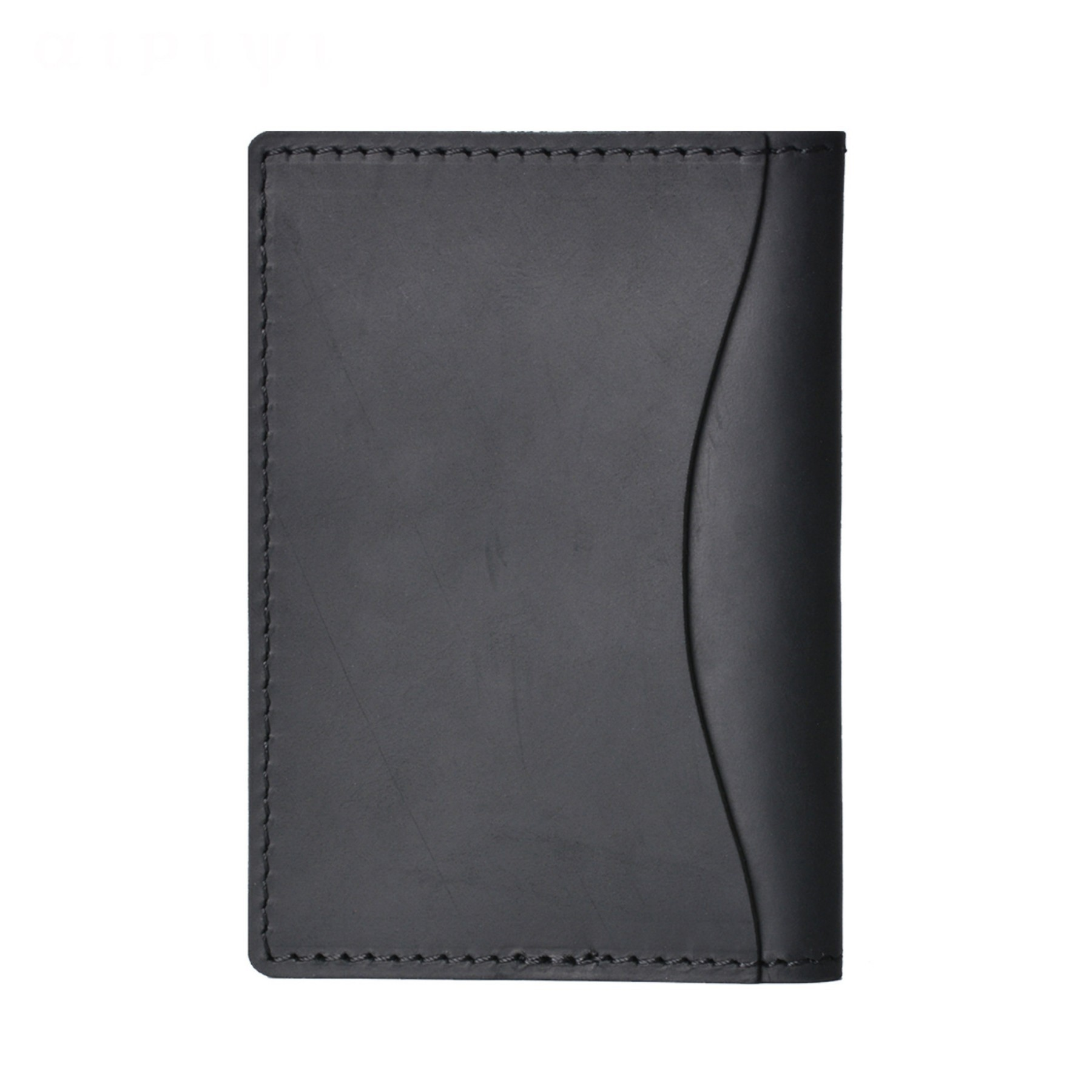 Minimalist Cowhide Leather Card Holder Wallet