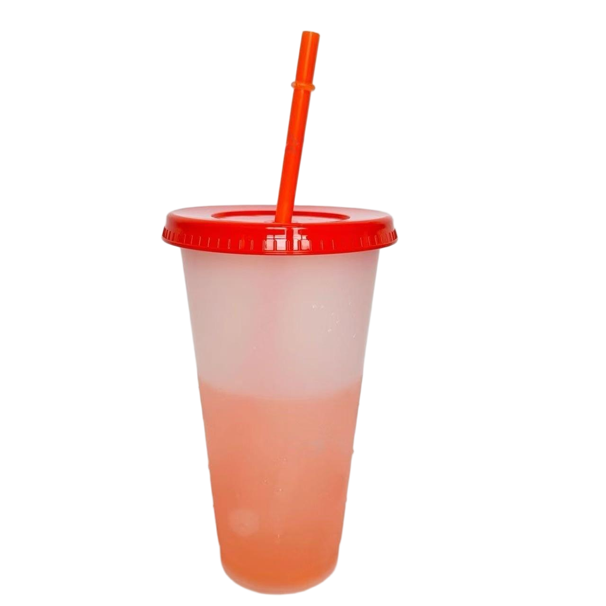 Mood Changing Cup with Straw