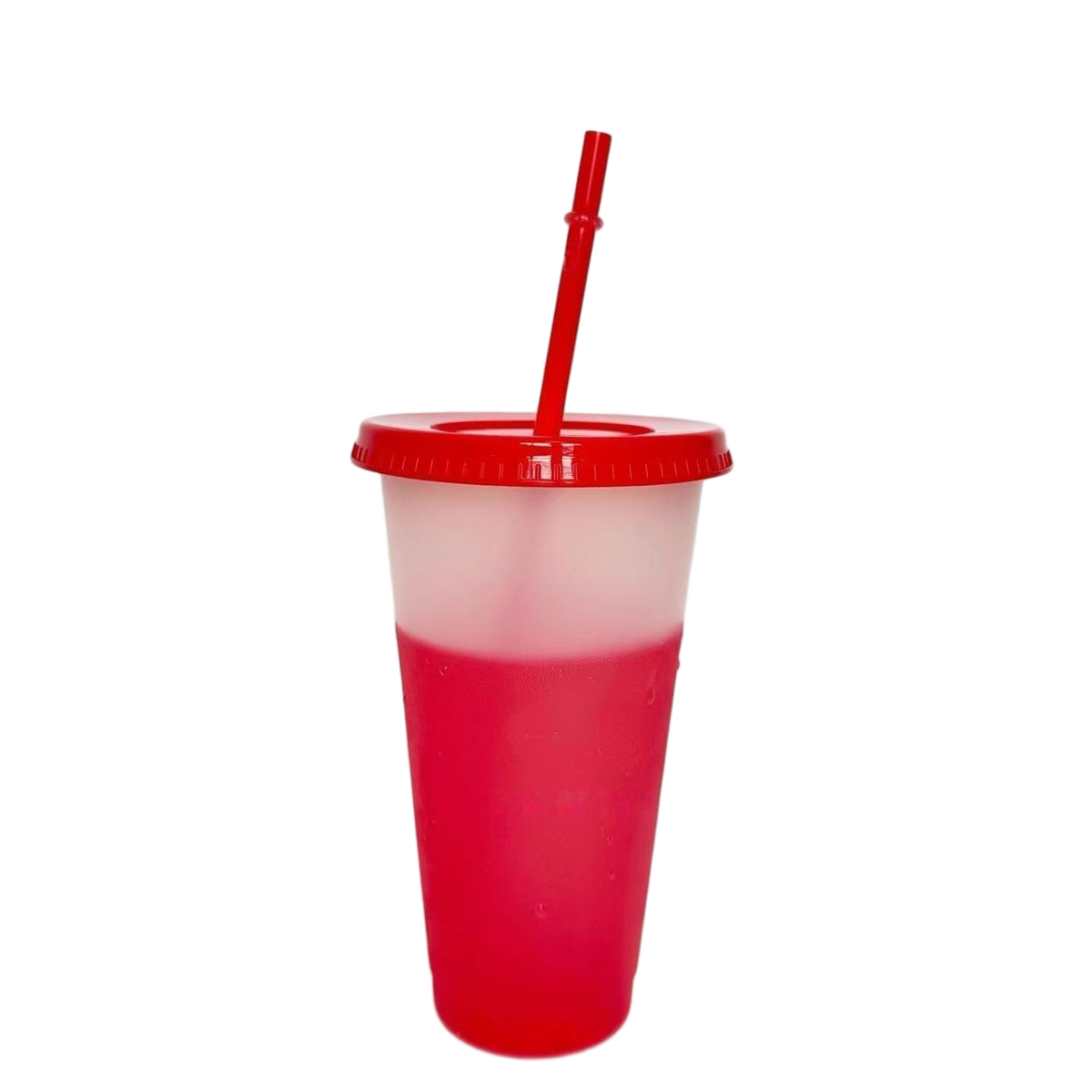 Mood Changing Cup with Straw