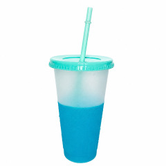 Mood Changing Cup with Straw