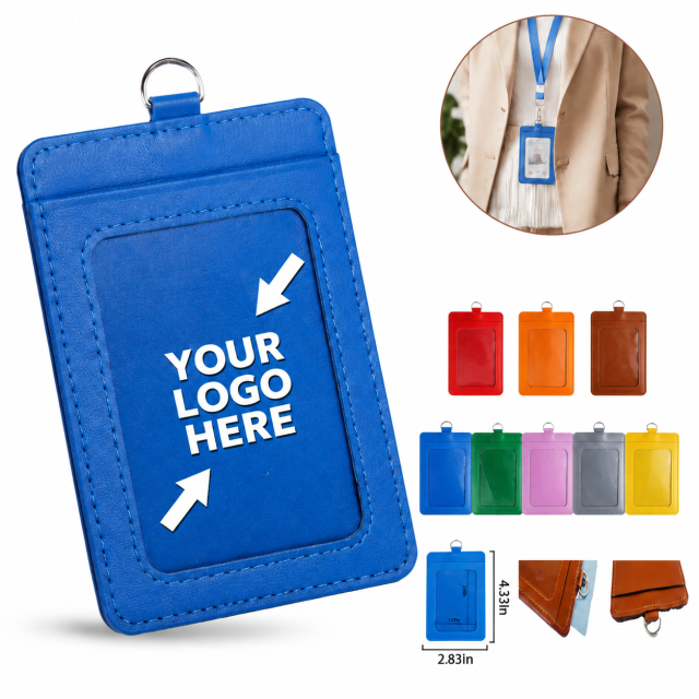 Multi Card PU Badge Holder