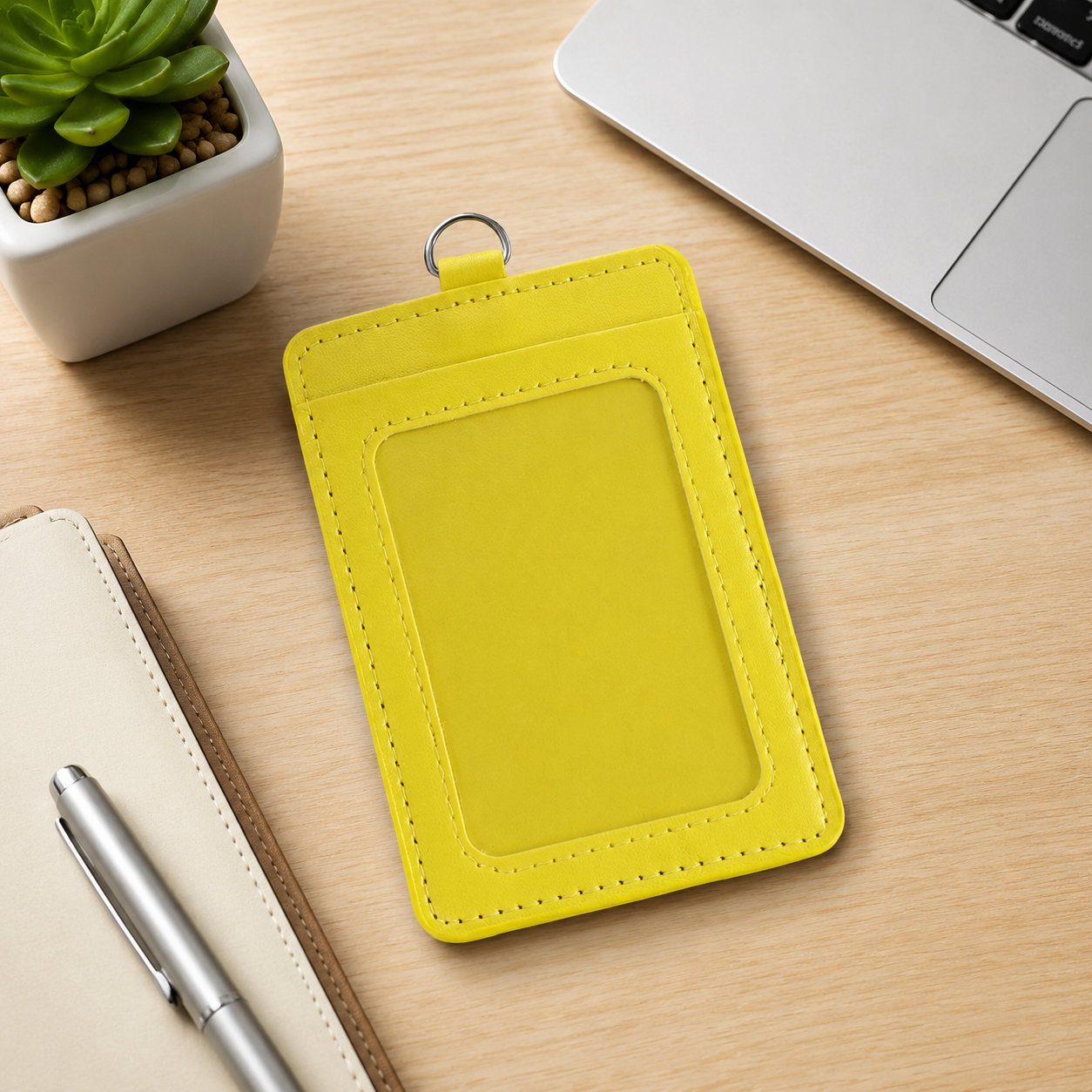 Multi Card PU Badge Holder