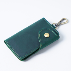 Multifunctional Cowhide Leather Key Case