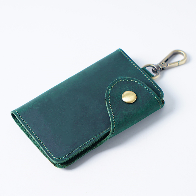 Multifunctional Cowhide Leather Key Case