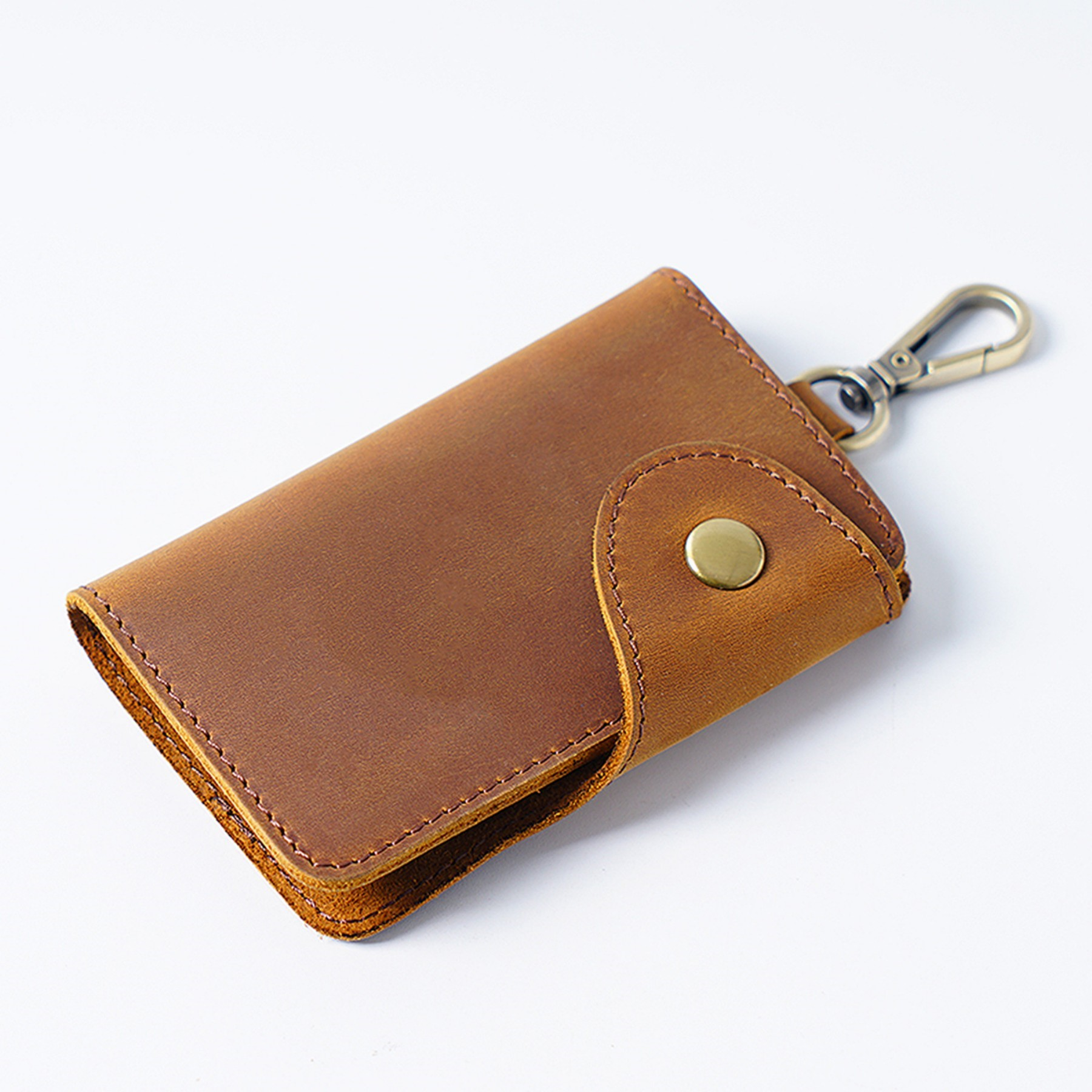 Multifunctional Cowhide Leather Key Case