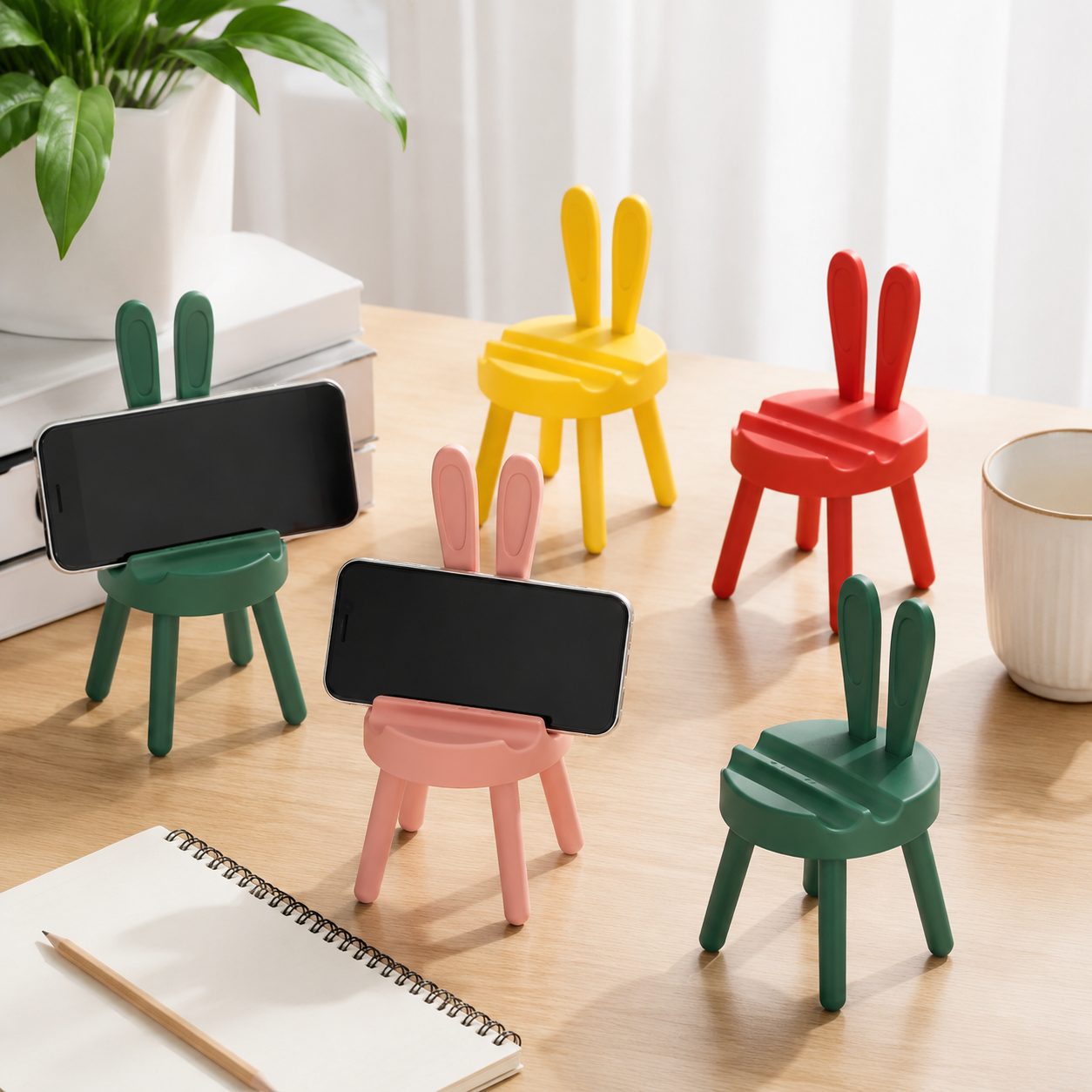 Novelty Rabbit Shape Phone Holder Stand
