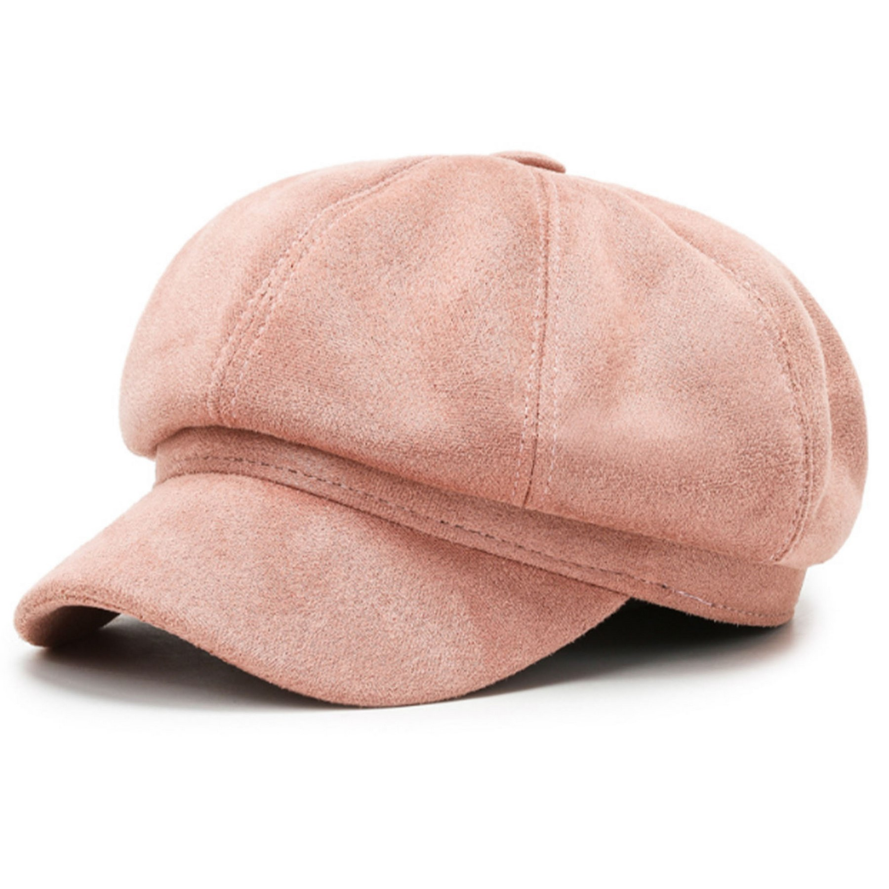Octagonal Newsboy Cap with Vintage Style Design