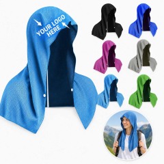 Outdoor Cooling Hooded Sports Towel
