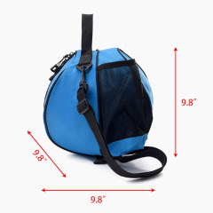 Oxford Basketball Backpack with Mesh Pockets