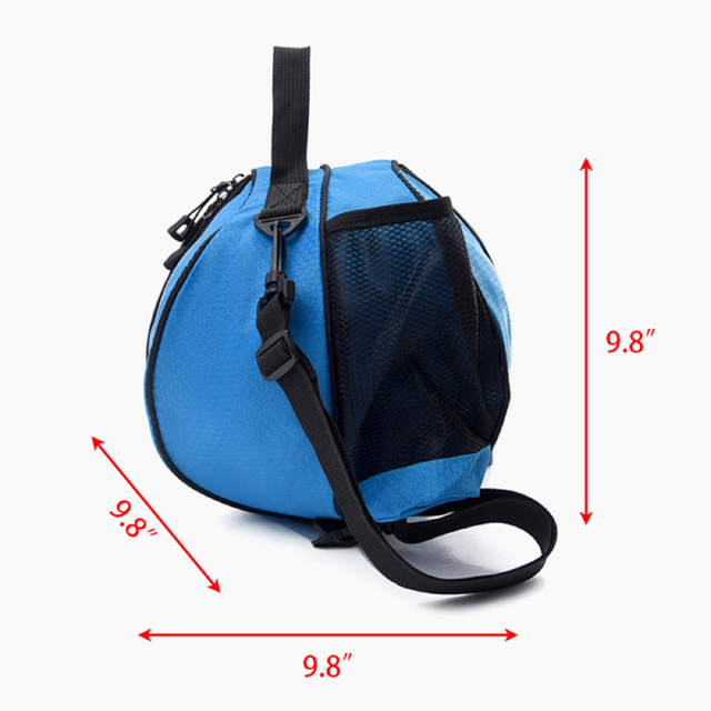 Oxford Basketball Backpack with Mesh Pockets