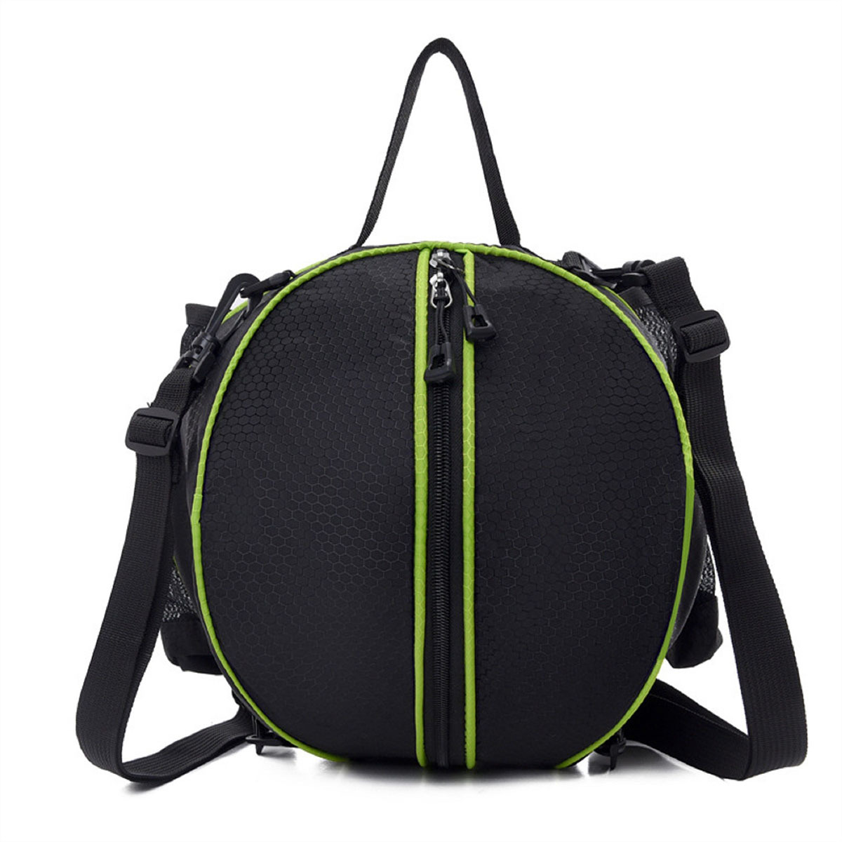 Oxford Basketball Backpack with Mesh Pockets