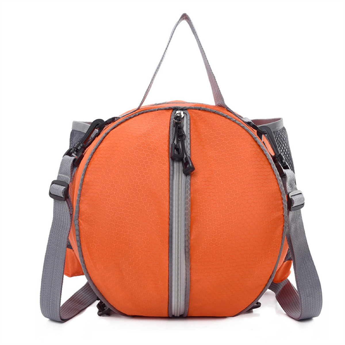 Oxford Basketball Backpack with Mesh Pockets