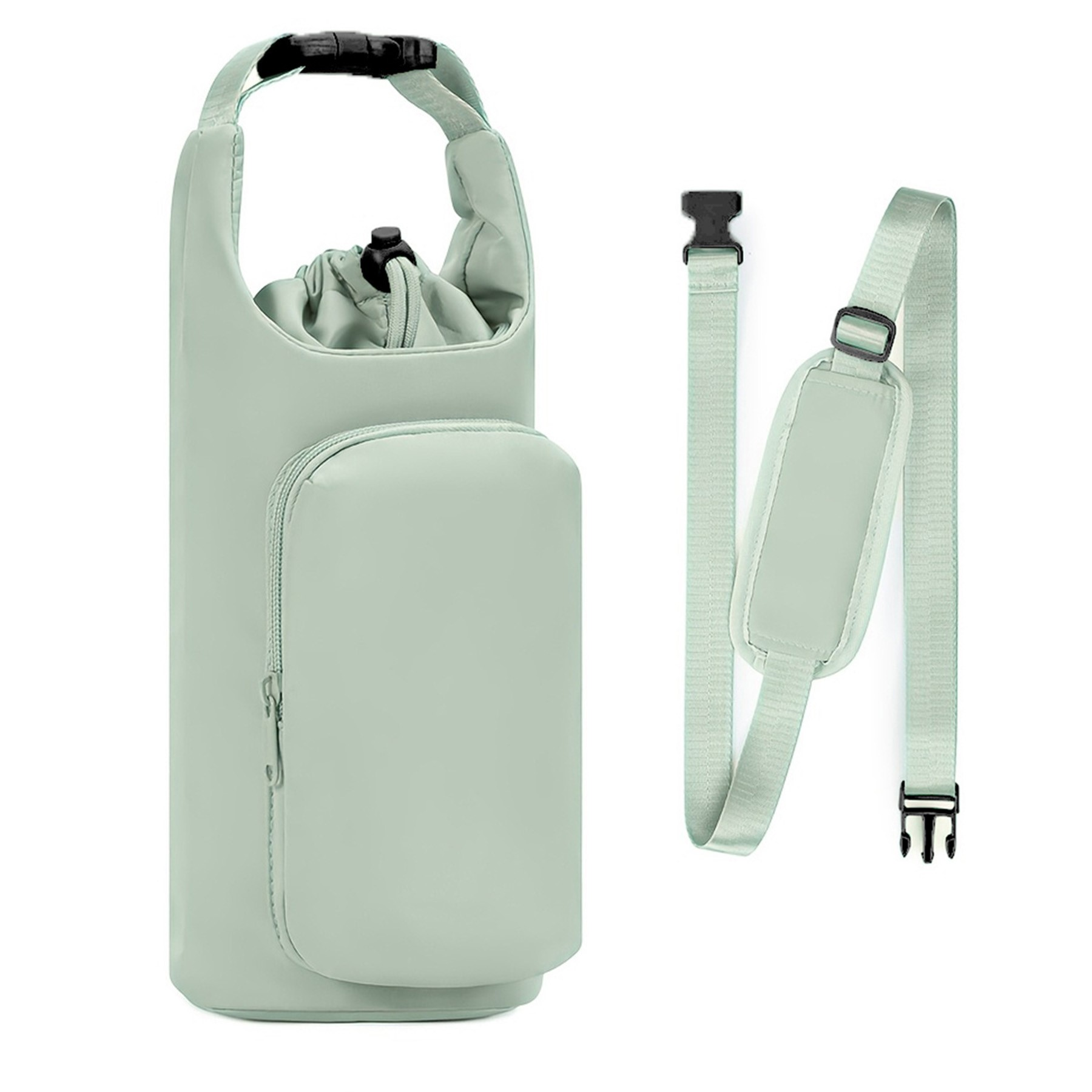 Oxford Cloth Insulated Water Bottle Carrier Bag