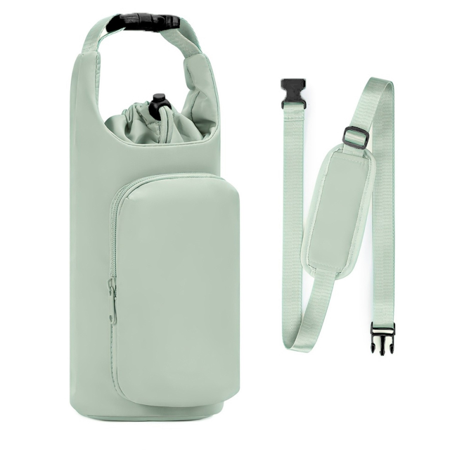 Oxford Cloth Insulated Water Bottle Carrier Bag