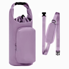 Oxford Cloth Insulated Water Bottle Carrier Bag