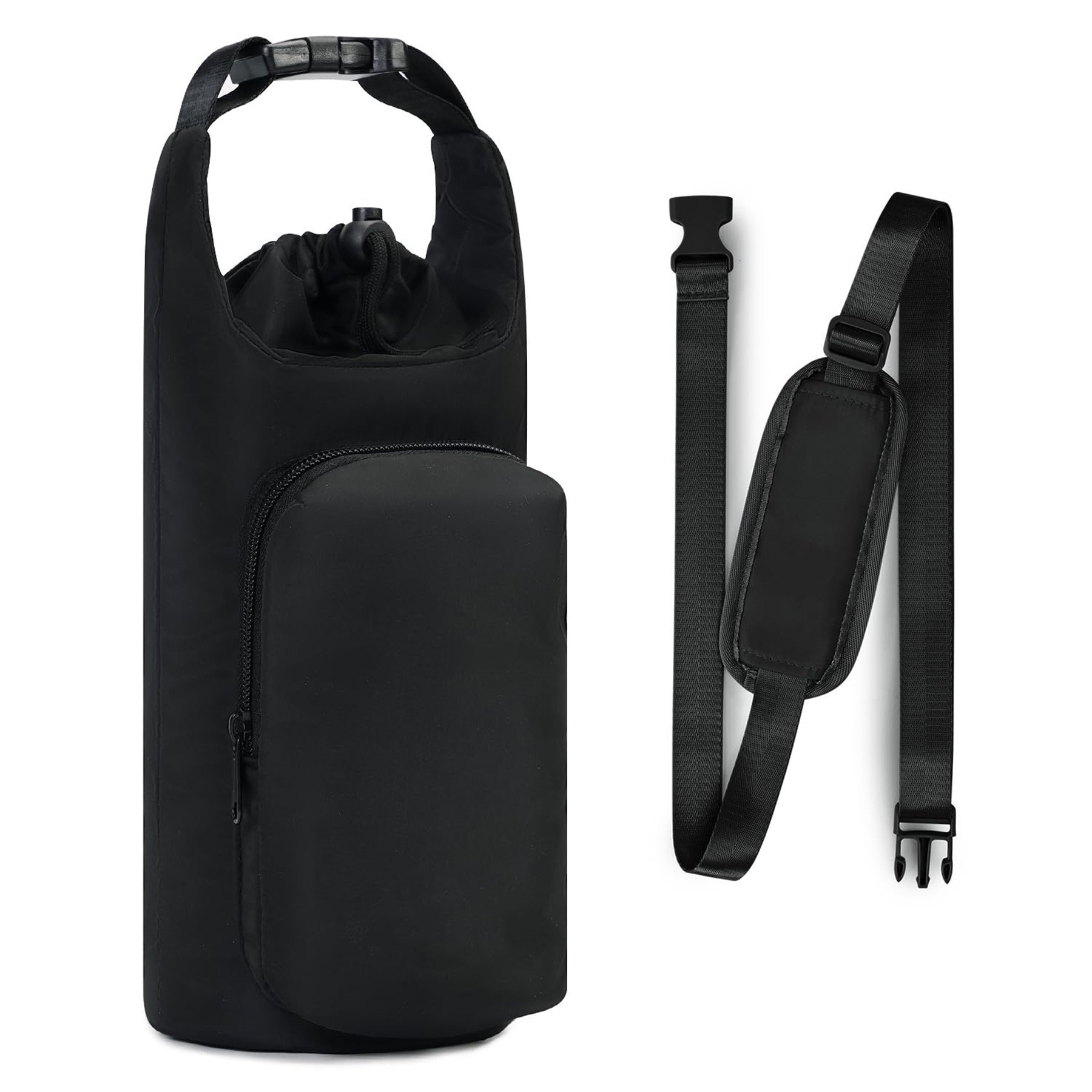 Oxford Cloth Insulated Water Bottle Carrier Bag