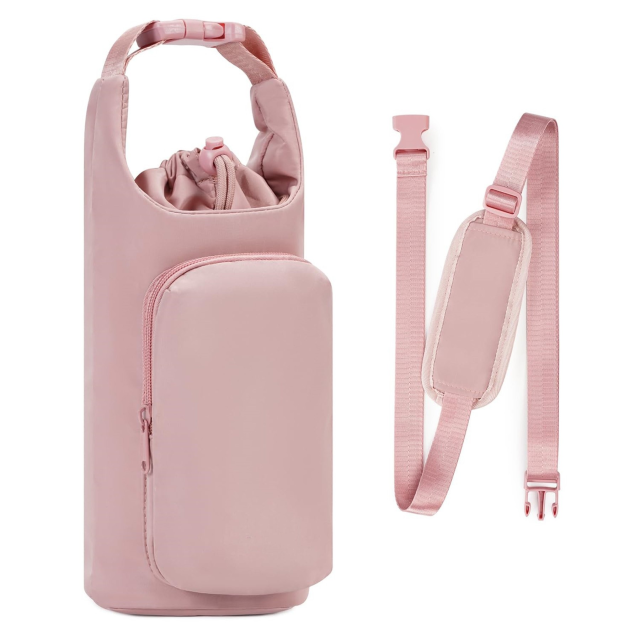 Oxford Cloth Insulated Water Bottle Carrier Bag