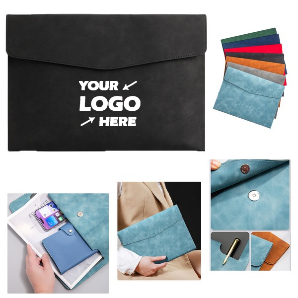 PU A4 Document Organizer Folder