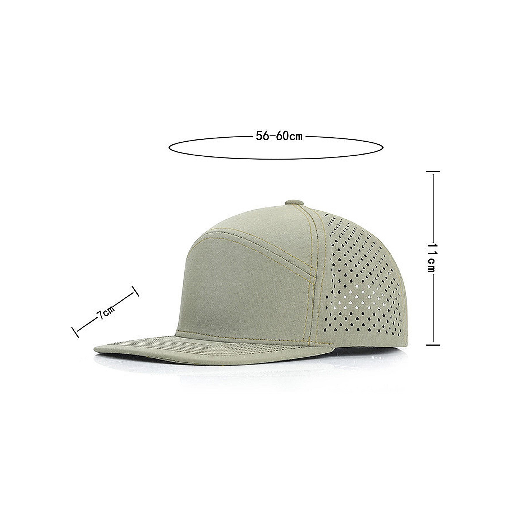 Perforated Performance Quick Dry Athletic Cap