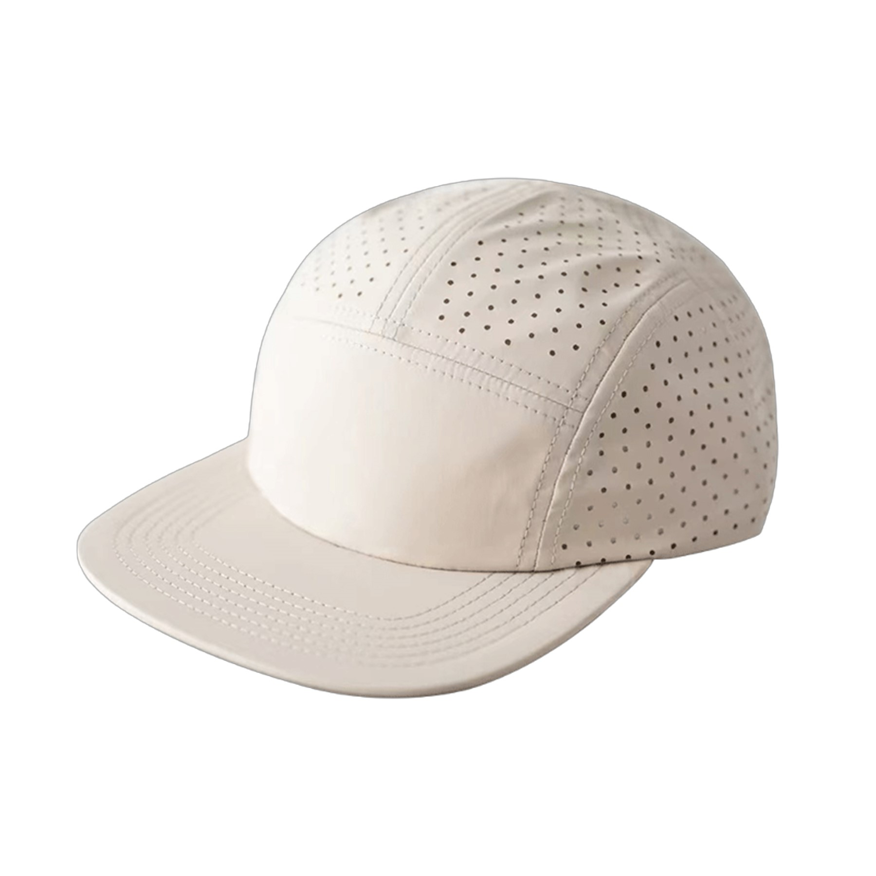 Perforated Quick Dry Performance Baseball Cap with Stiff Brim