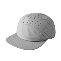 Perforated Quick Dry Performance Baseball Cap with Stiff Brim