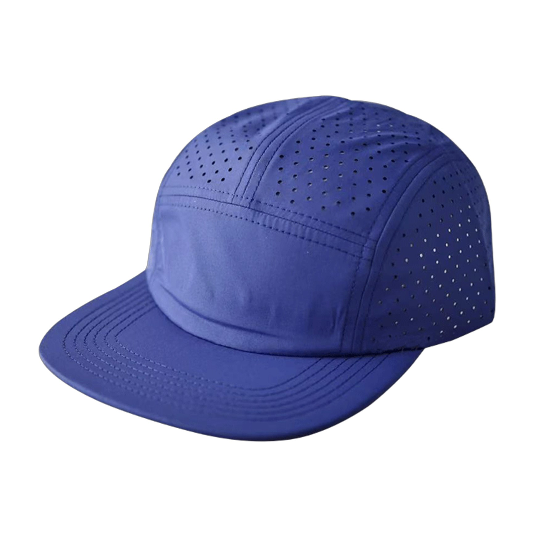 Perforated Quick Dry Performance Baseball Cap with Stiff Brim