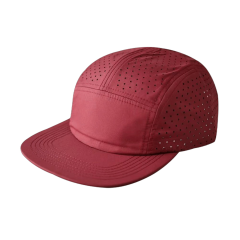 Perforated Quick Dry Performance Baseball Cap with Stiff Brim