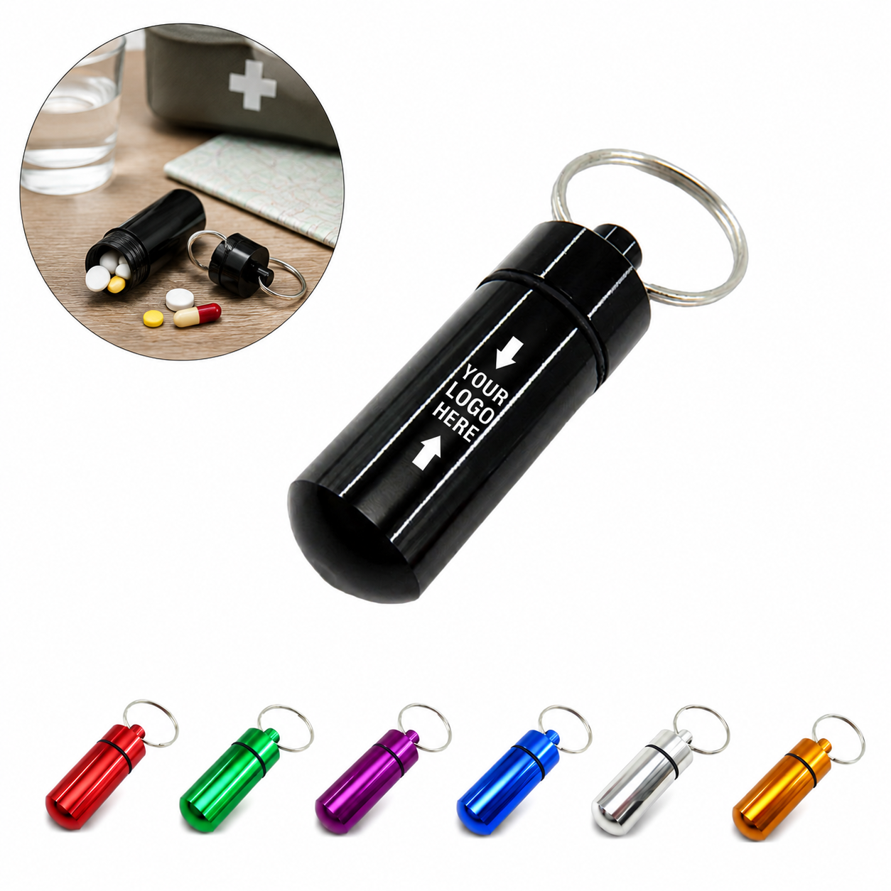 Portable Aluminum Medicine Storage Case