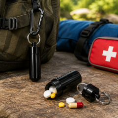 Portable Aluminum Medicine Storage Case