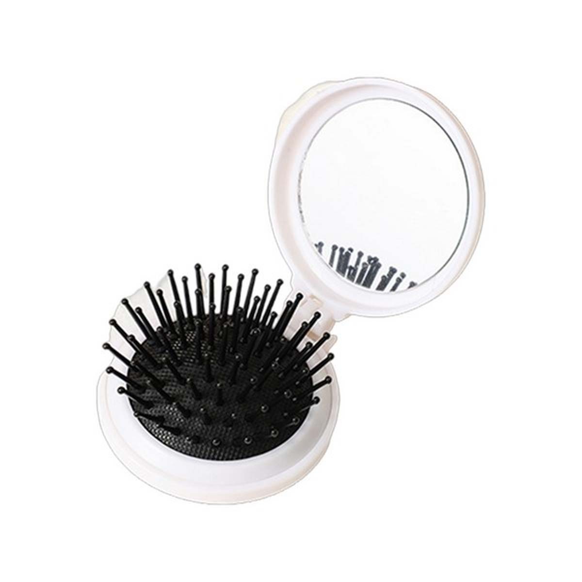 Portable Folding Mirror Comb