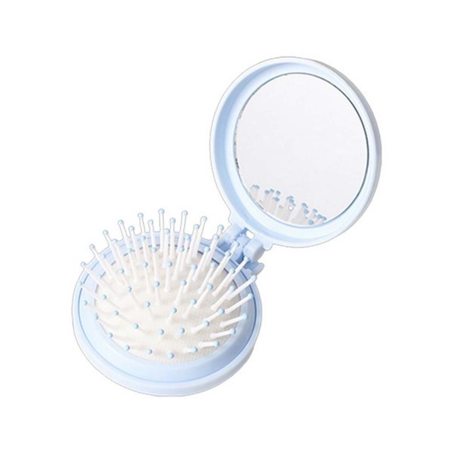 Portable Folding Mirror Comb