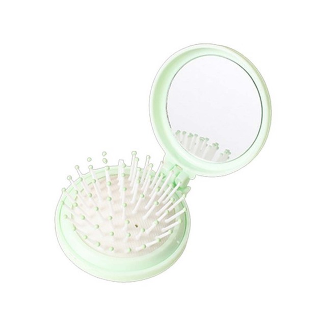 Portable Folding Mirror Comb