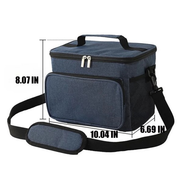 Portable Insulated Oxford Fabric Cooler Lunch Bag