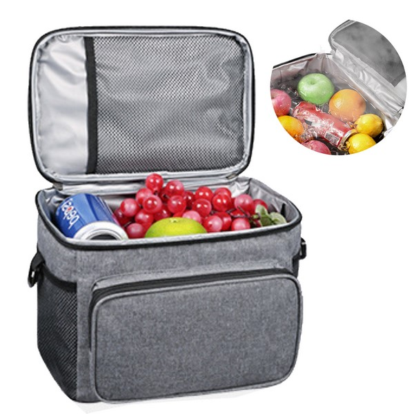 Portable Insulated Oxford Fabric Cooler Lunch Bag