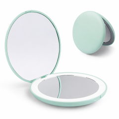 Portable LED Dual-Sided Makeup Mirror