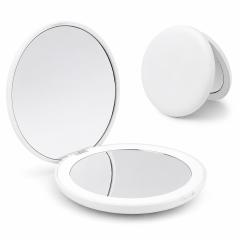 Portable LED Dual-Sided Makeup Mirror