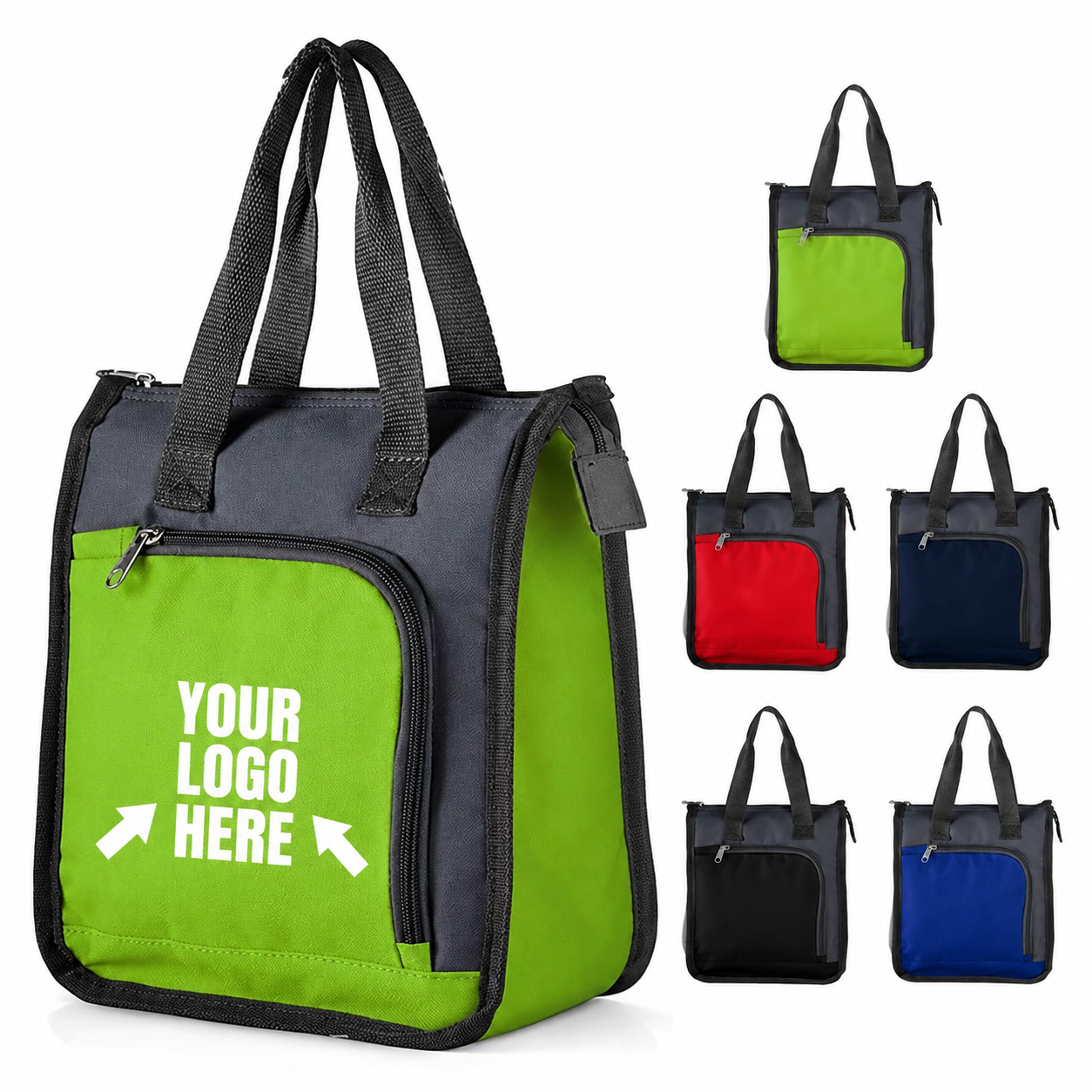 Portable Oxford Cloth Insulated Lunch Tote Bag
