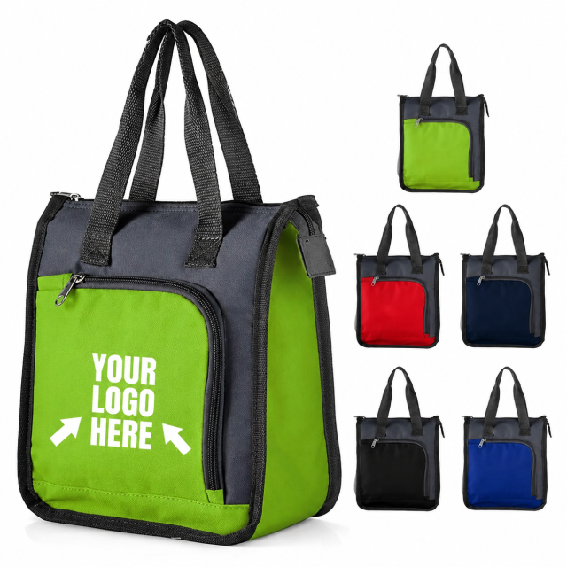Portable Oxford Cloth Insulated Lunch Tote Bag