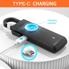 Portable Rechargeable Emergency Safety Alarm Device