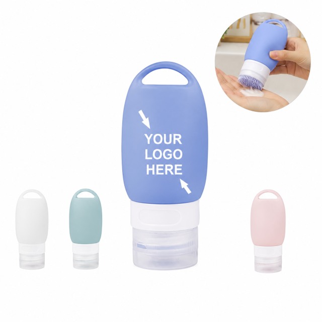Portable Silicone Cosmetic Brush Dispenser