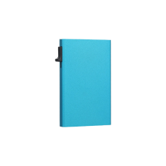 Portable Slim Aluminum Card Organizer with Quick Access Design