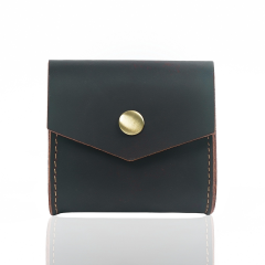 Premium Cowhide Leather Headphone Storage Case