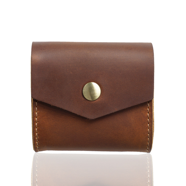Premium Cowhide Leather Headphone Storage Case