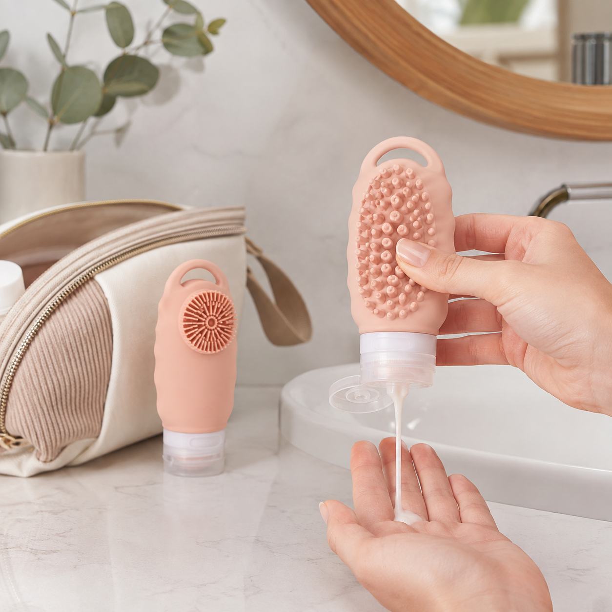 Refillable Silicone Travel Toiletry Bottle