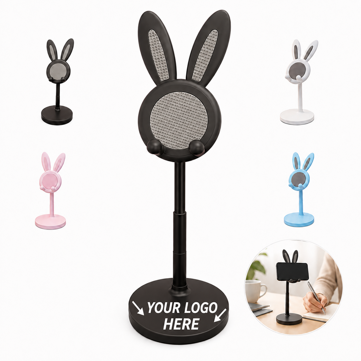 Retractable Bunny Phone Stand