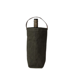 Reusable Kraft Paper Wine Bottle Carrier Bag